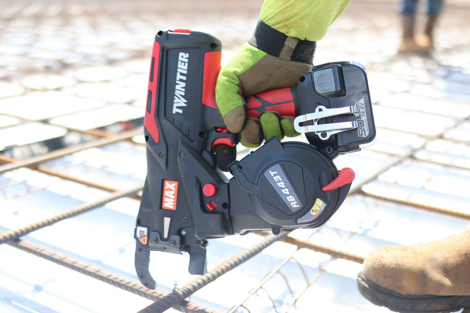 MAX TwinTier RB443T — Εργαλείο Δεσίματος Οπλισμού Μπαταρίας - Image 4